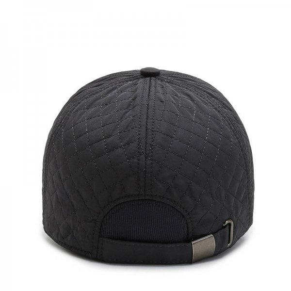 Men's Fashionable And Simple Padded And Thickened Warm Cotton Hat