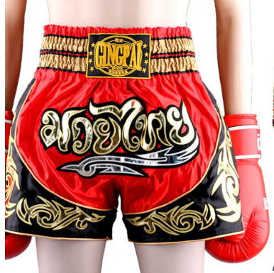 Thai Professional Sanda Boxing Suit Competition Training Fighting Boxing Shorts