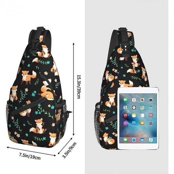 Shoulder Bag Dual-use Messenger Bags Printing Chest Bag