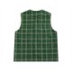 Corduroy Plaid Vest V-neck Slim Fit Casual