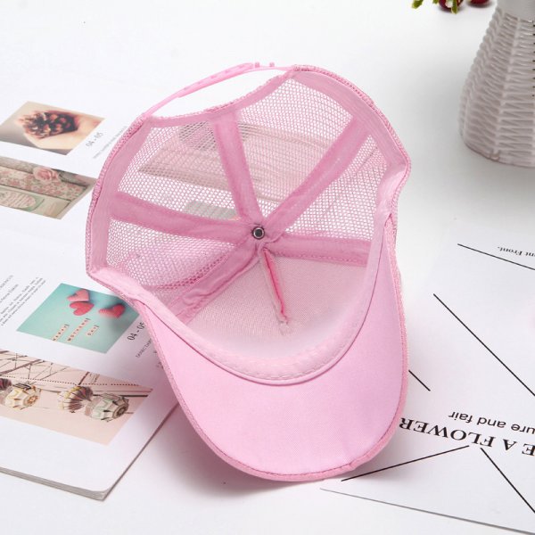 Children's Hats Korean Girl Summer Caps Breathable Mesh Visor Baseball Cap Beach Sunscreen Princess Hat