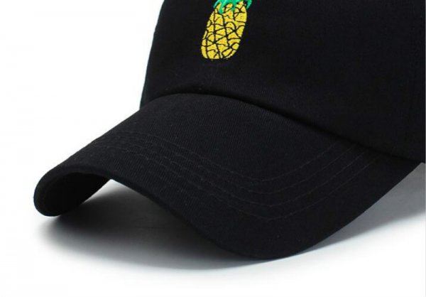 Embroidered Pineapple Baseball Cap Adjustable Cotton