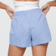 Women's Fashion Pinstripe Stitching Shorts